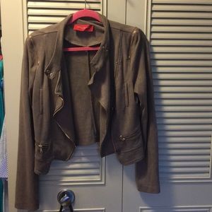 Akira Beige Velvet Jacket. Perfect Condition